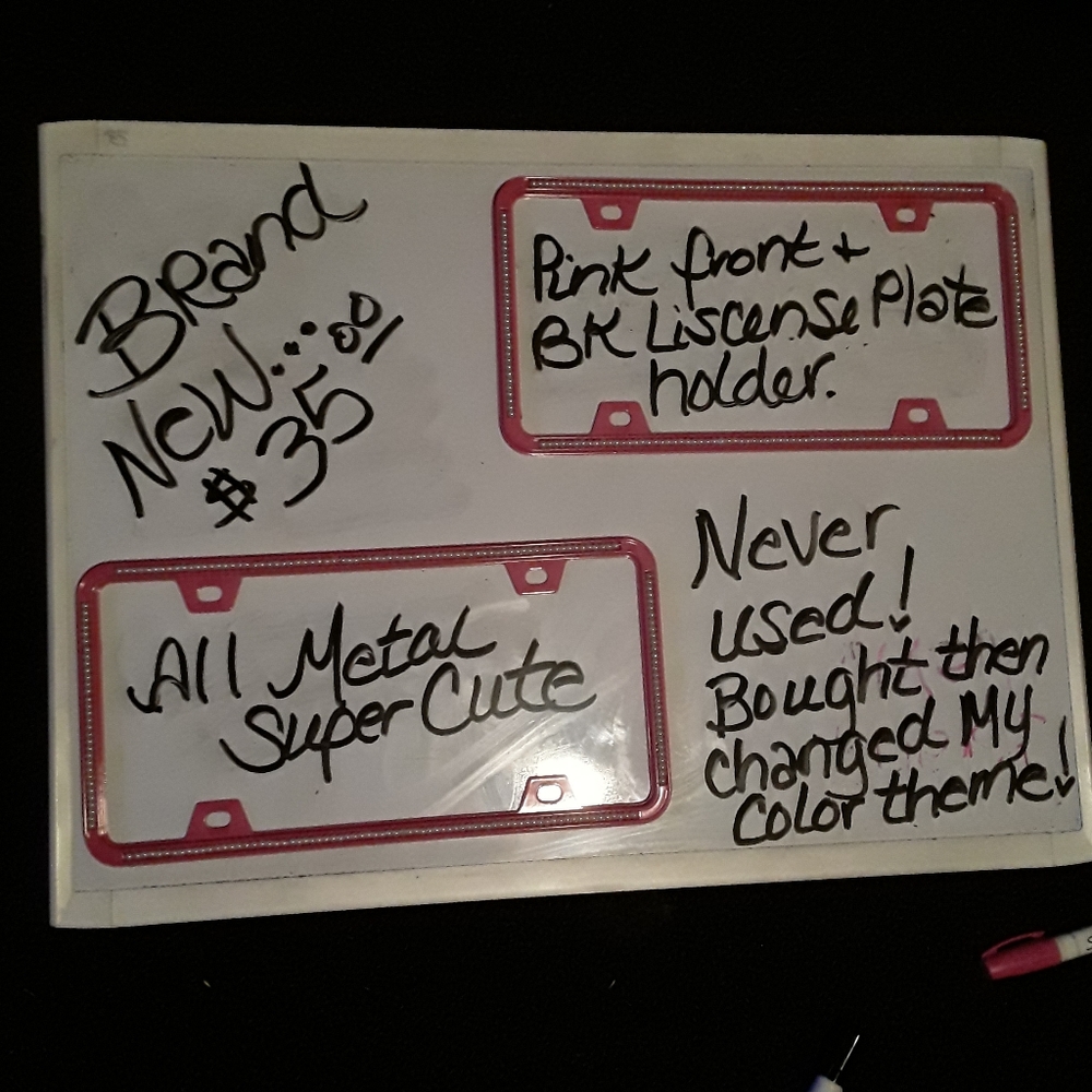 Front and back car license plate holders for your